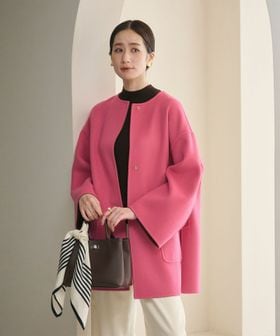 バイカラー リバー ミドルコート