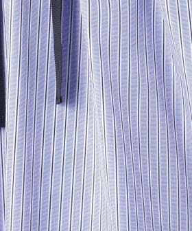 C ギャザーフリル リボンブラウス