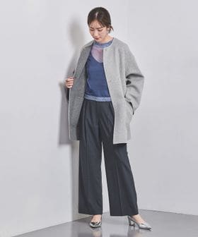 バイカラー リバー ミドルコート