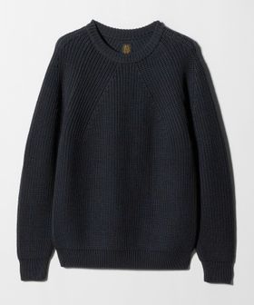 BATONER＞SIGNATURE CREW NECK/シグネチャー クルーネックニット