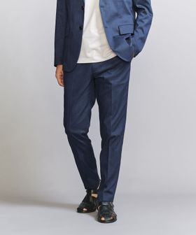 東レ/TORAY ドライ ポリエステル ノープリーツ スリムパンツ