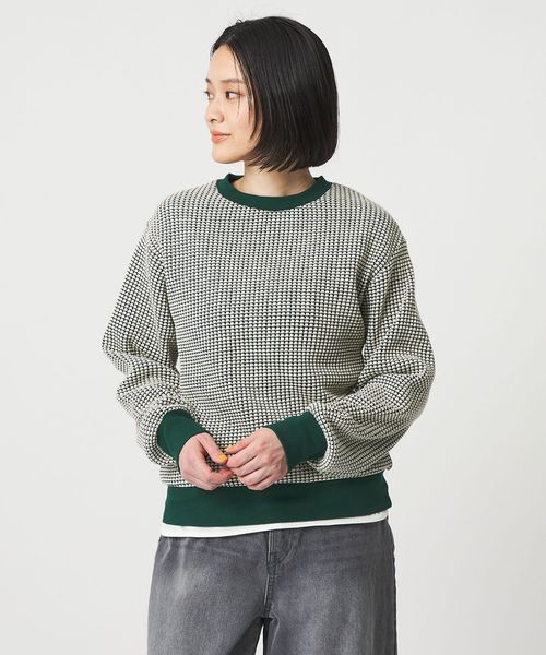 2トーン ワッフル プルオーバー ＜A DAY IN THE LIFE＞