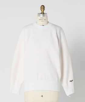 吊り裏毛クルーネックロングスリーブ