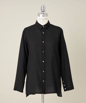 conte＞ キュプラシルク シャツ