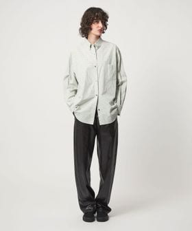 6(ROKU)＞スナップ カラー チェック シャツ