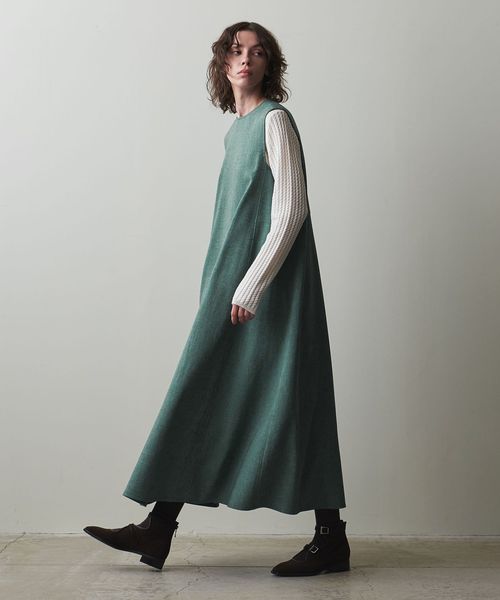 Steven Alan＞ツイル ノースリーブ ワンピース