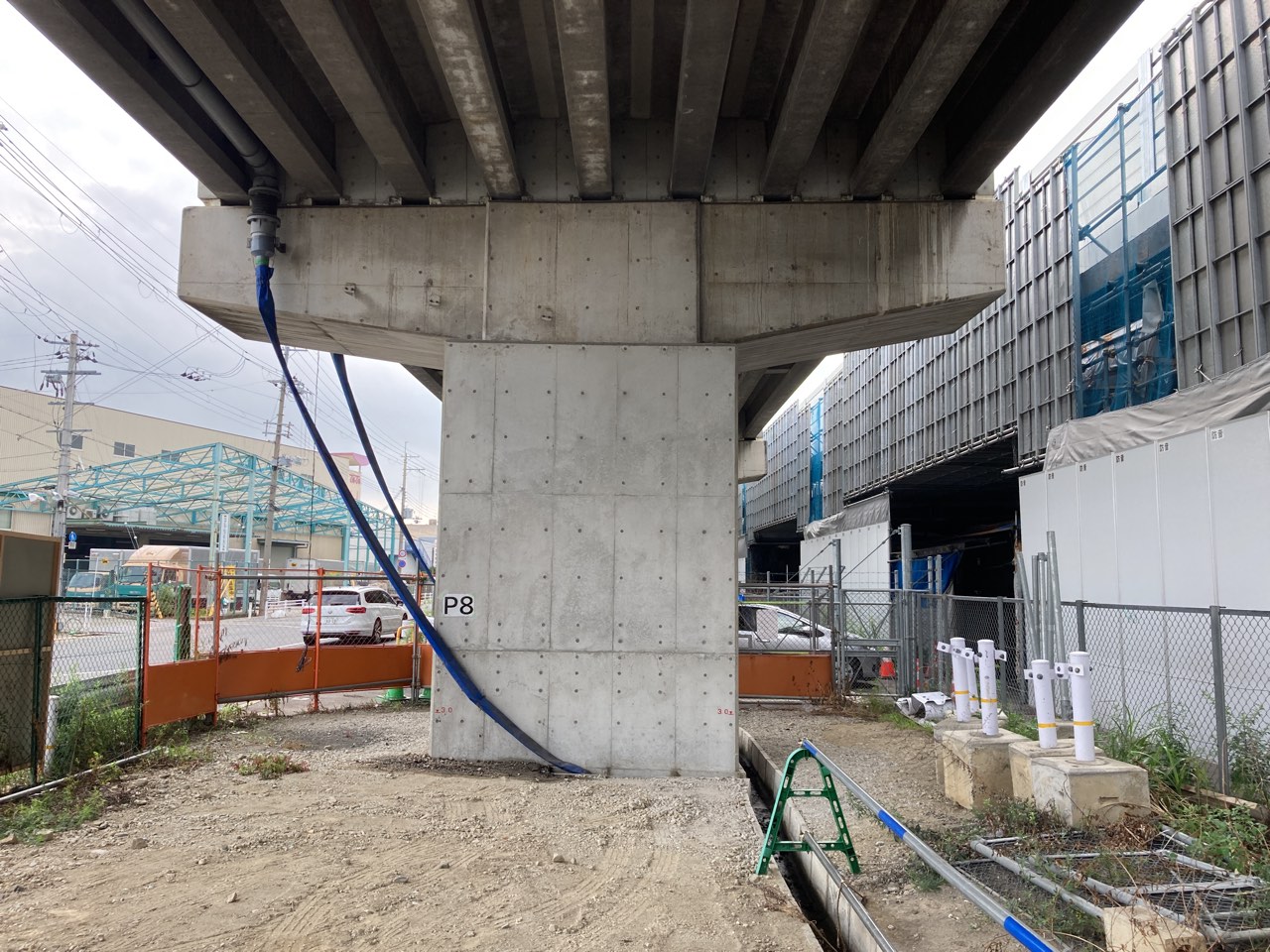 国)176号久代高架橋 (大阪行) 上部工耐震・補修工事】株式会社 ウエダ