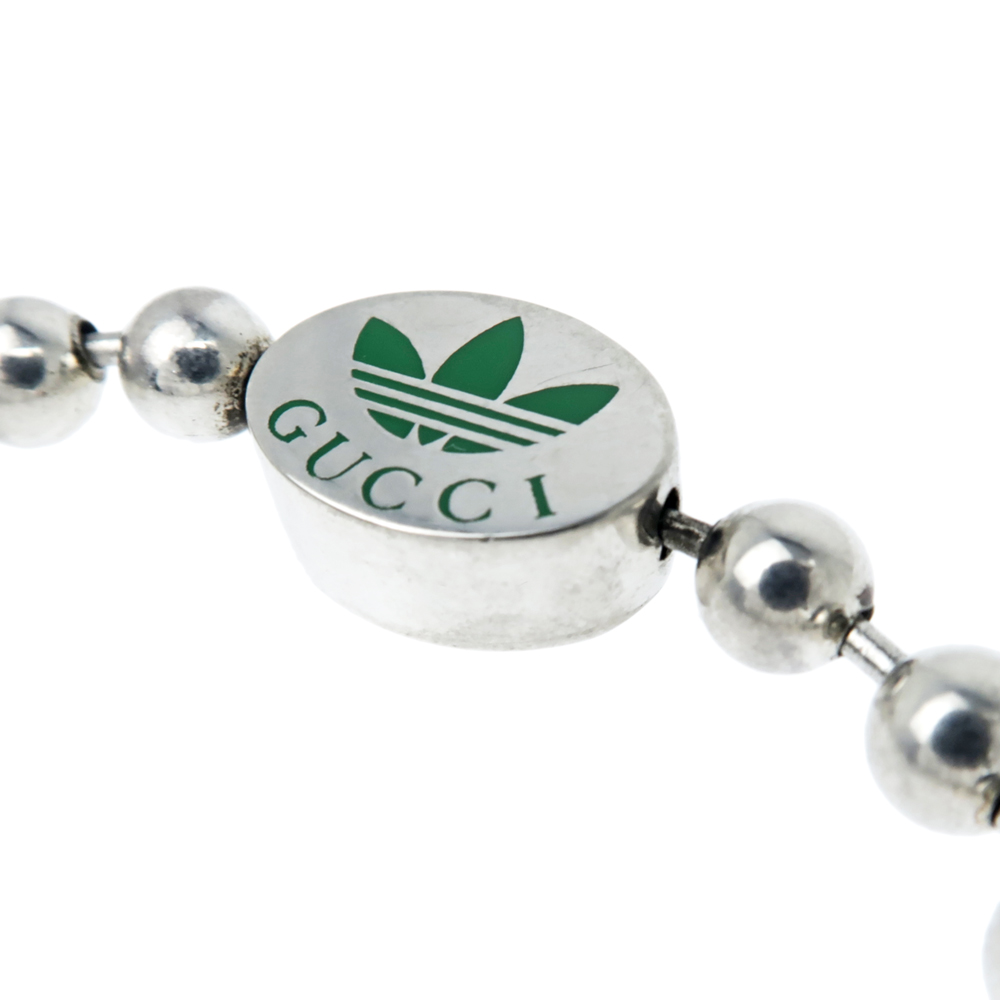 名東】【GUCCI】グッチ アディダス コラボ ブレスレット トレフォイル