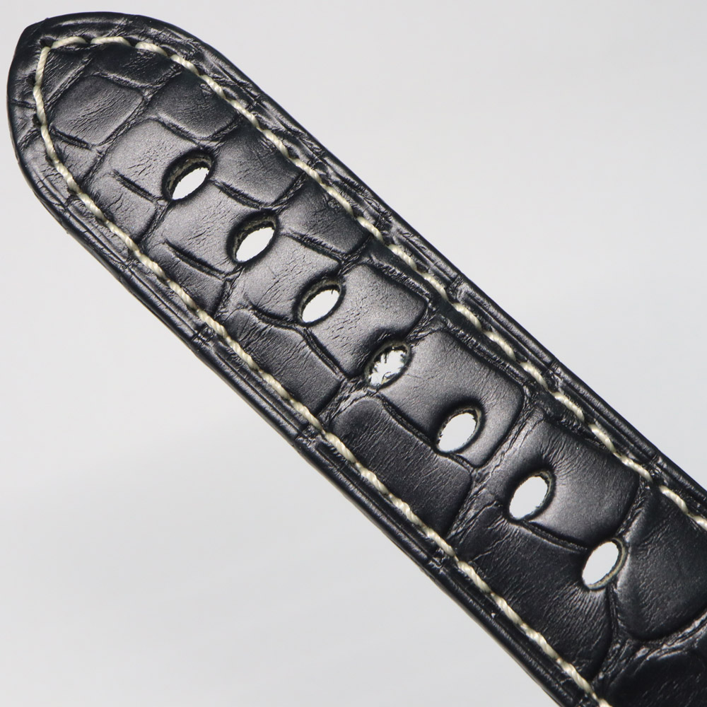 名古屋】【PANERAI】パネライ 純正 ブラック アリゲーター ストラップ