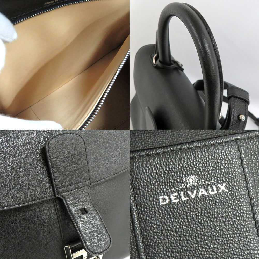 名古屋】【DELVAUX】デルヴォー ブリヨンMM ブラック シルバー金具