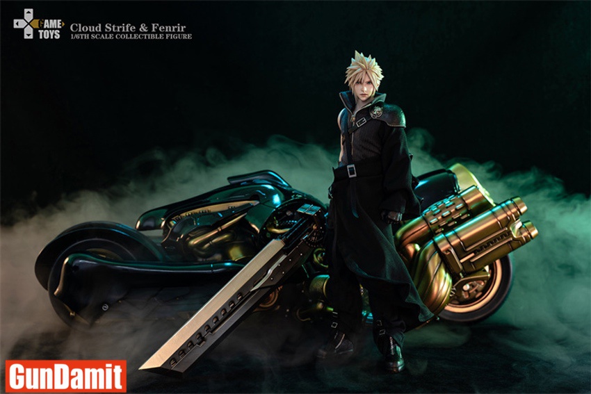 GameToys 1/6 GT-006C Final Fantasy VII Cloud Strife & Fenrir