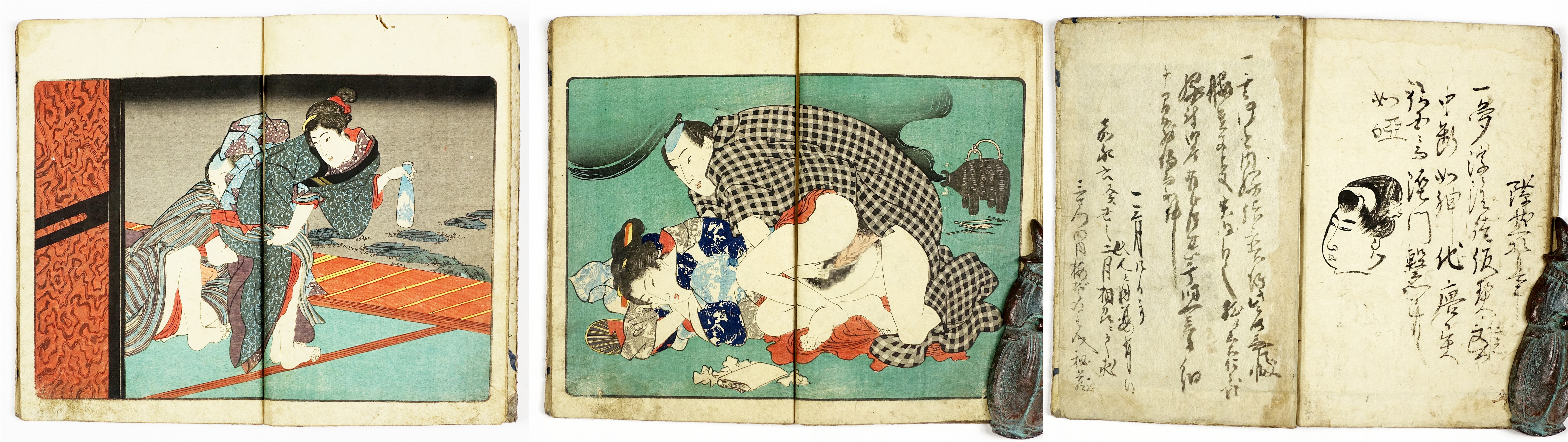 江戸錦 吾妻文庫 全三冊 （春画 春本 Shunga） | 山星書店 浮世絵