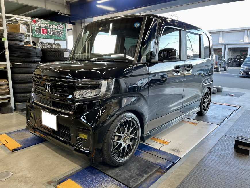 N-BOXを深リム＆ツライチで！クレンツェ エヴィータ クラインフォルム