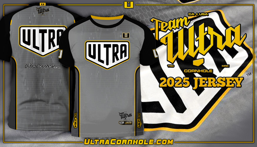 Team Ultra Steel Gray Jersey - Men's Non-Custom - Ultra Cornhole