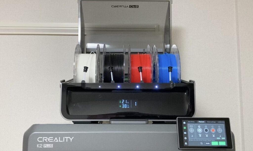 CREALITY K2 Plus Combo】CFS搭載の大型マルチカラー3Dプリンターを