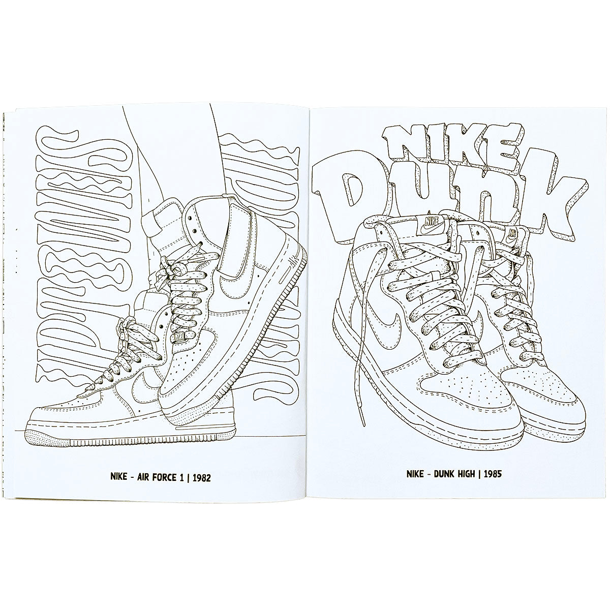 Sneaker Coloring Book – UNFADE