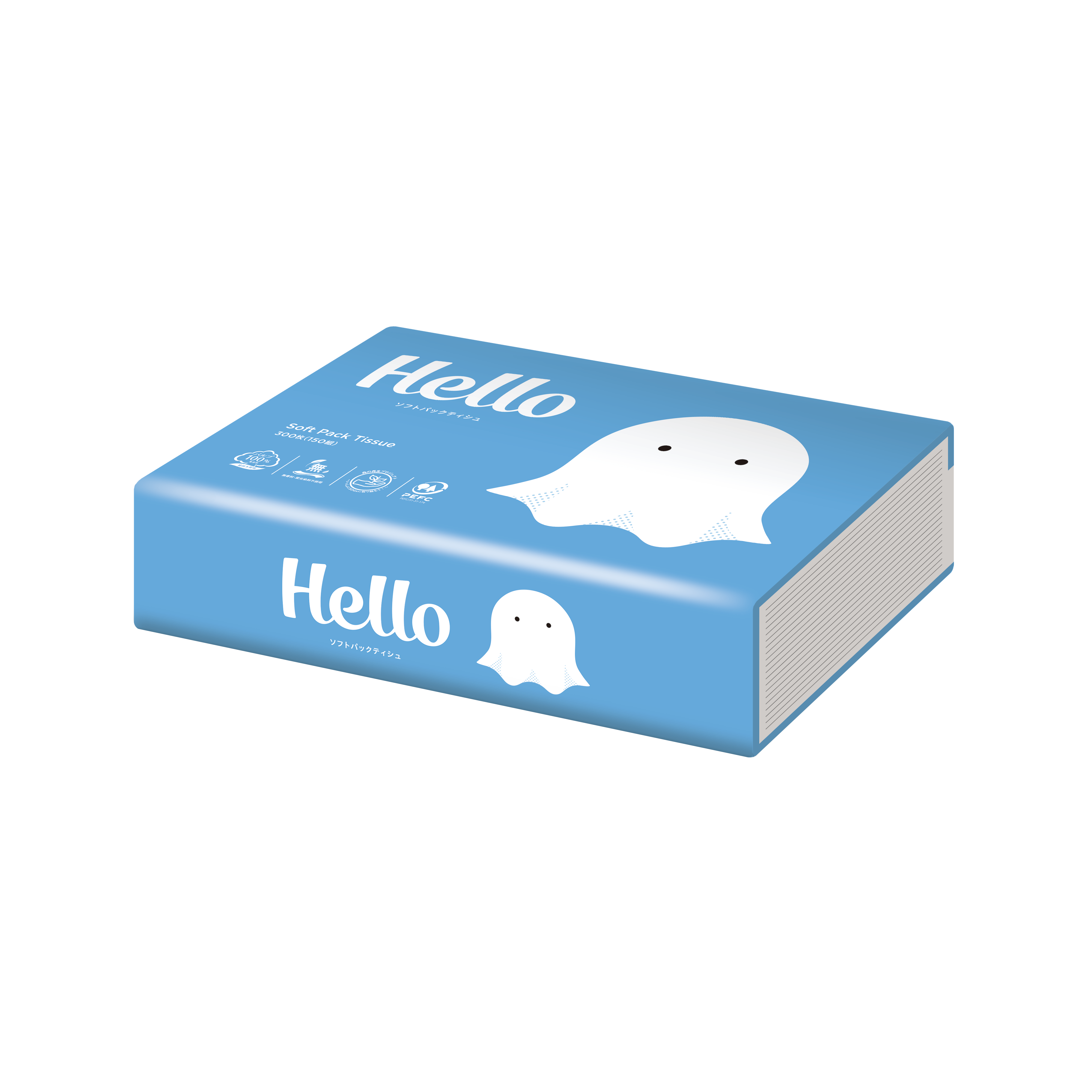 ハロー ソフトパックティシュ 150組_N｜ユニバーサル・ペーパー株式会社