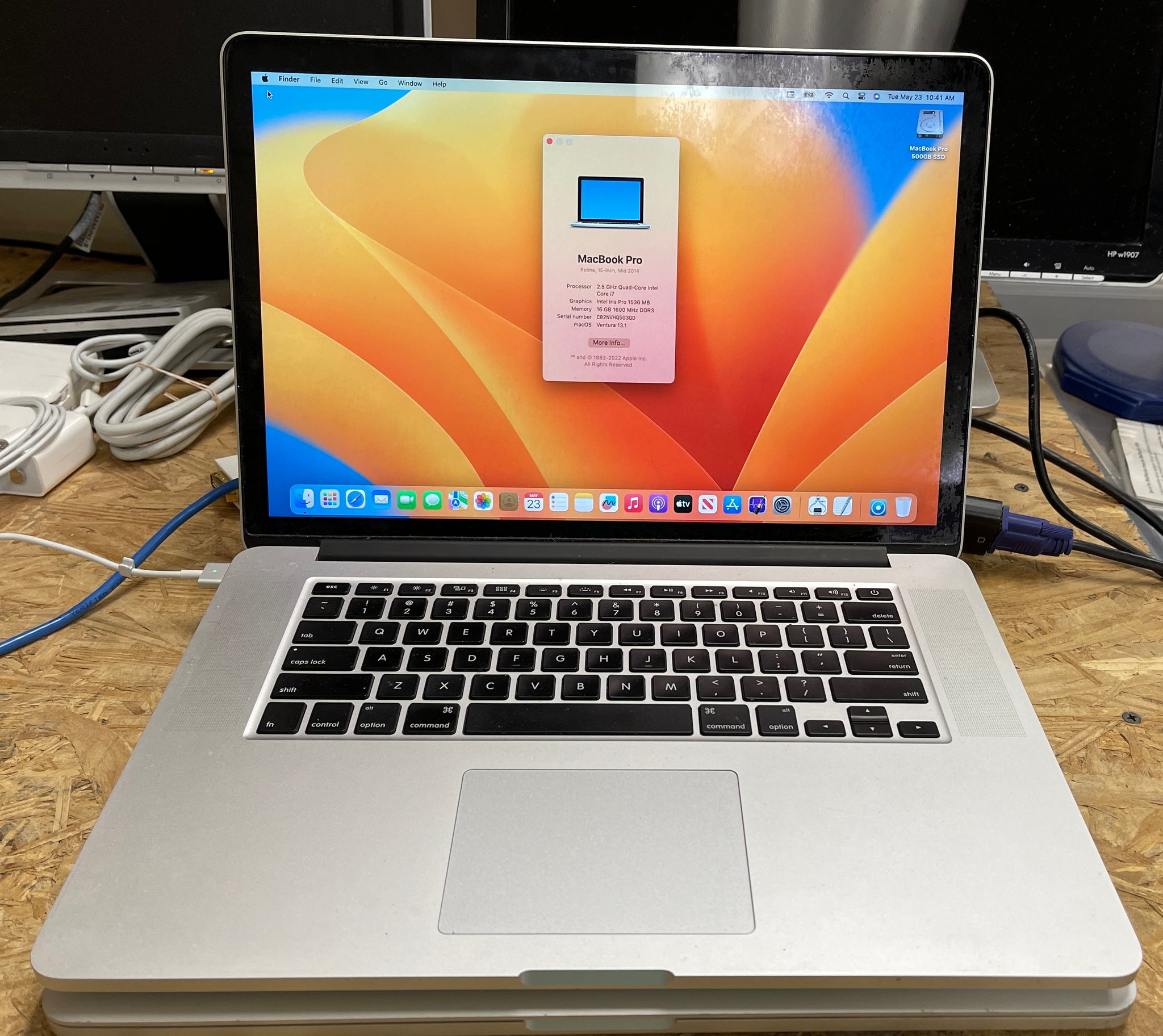 Apple MacBook Pro Retina 15-inch Mid 2014 2.5GHz Quad-Core Intel