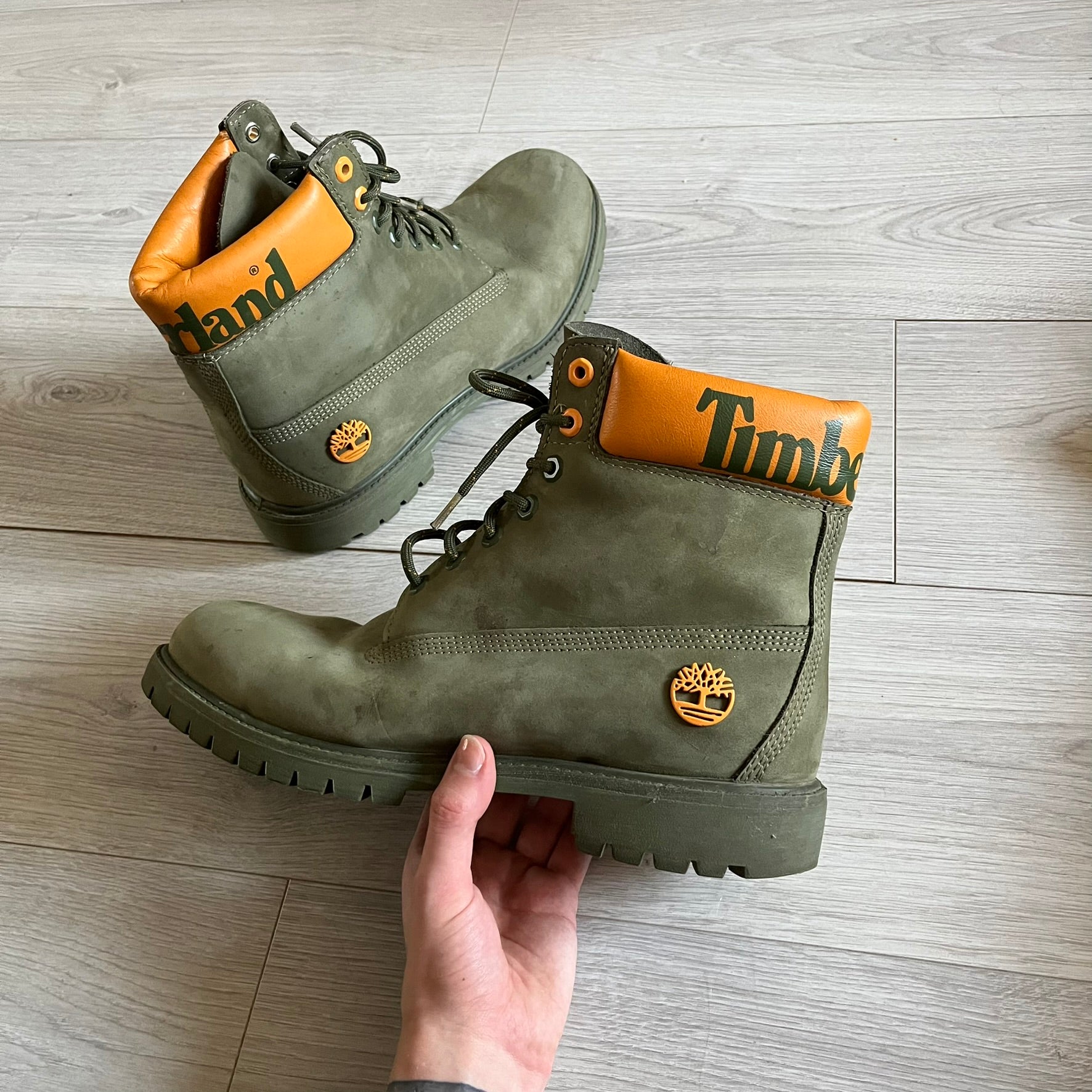 Timberland 6-Inch x Zoolander Olive Boots – único13