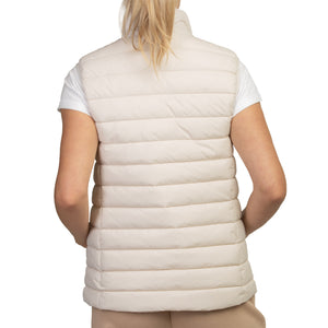 SOFRA WOMENS PUFF VEST (SPV200) - BLACK/OAT/TAUPE – Uni Hosiery Co