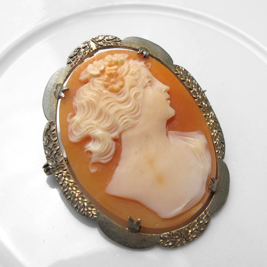 アンティーク ブローチ カメオ（ucj1004） - アンティーク家具・雑貨