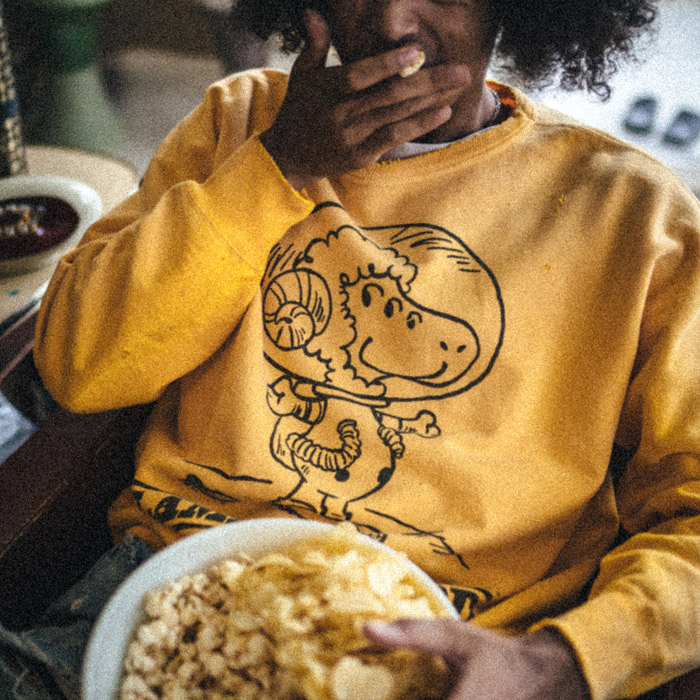 セントマイケル SM-YS8-0000-027 CRW SWEAT / LMB OF GD クルーネック