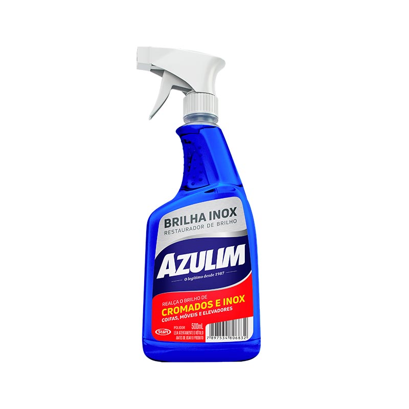 BRILHA INOX AZULIM 500ML – Unishop TudoClin