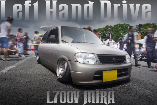 左ハンドル変更!足回りカスタムSTANCE仕上げ!L700V型ダイハツ・ミラの