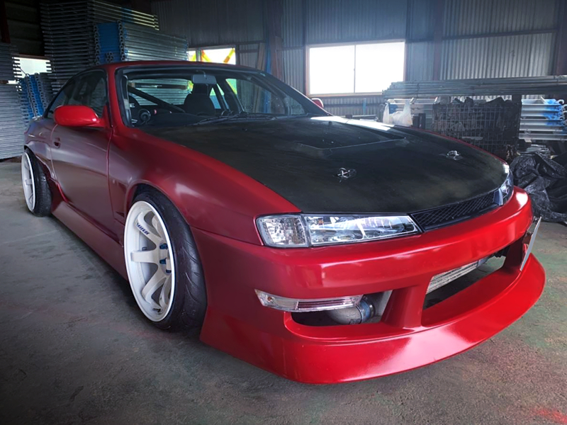 SR20DET＆パワーエンターPE1420タービン!ECU書換!前後ワイドフェンダー