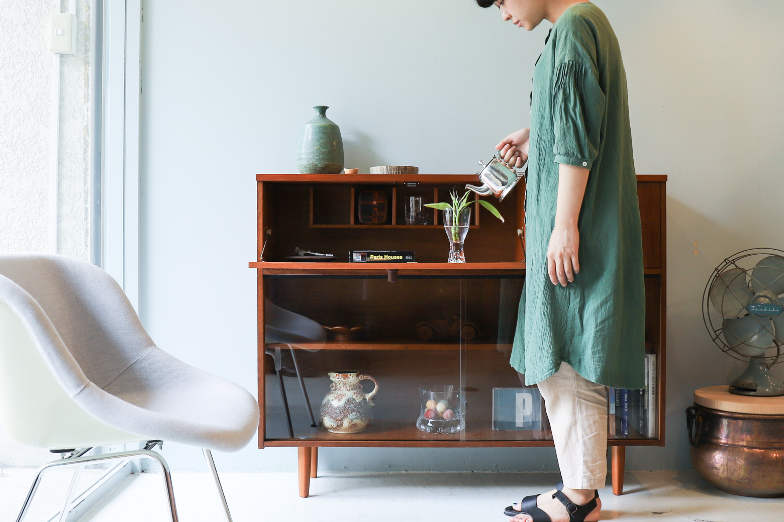 イギリス ヴィンテージ アバロンヤットン ドリンク キャビネット/UK