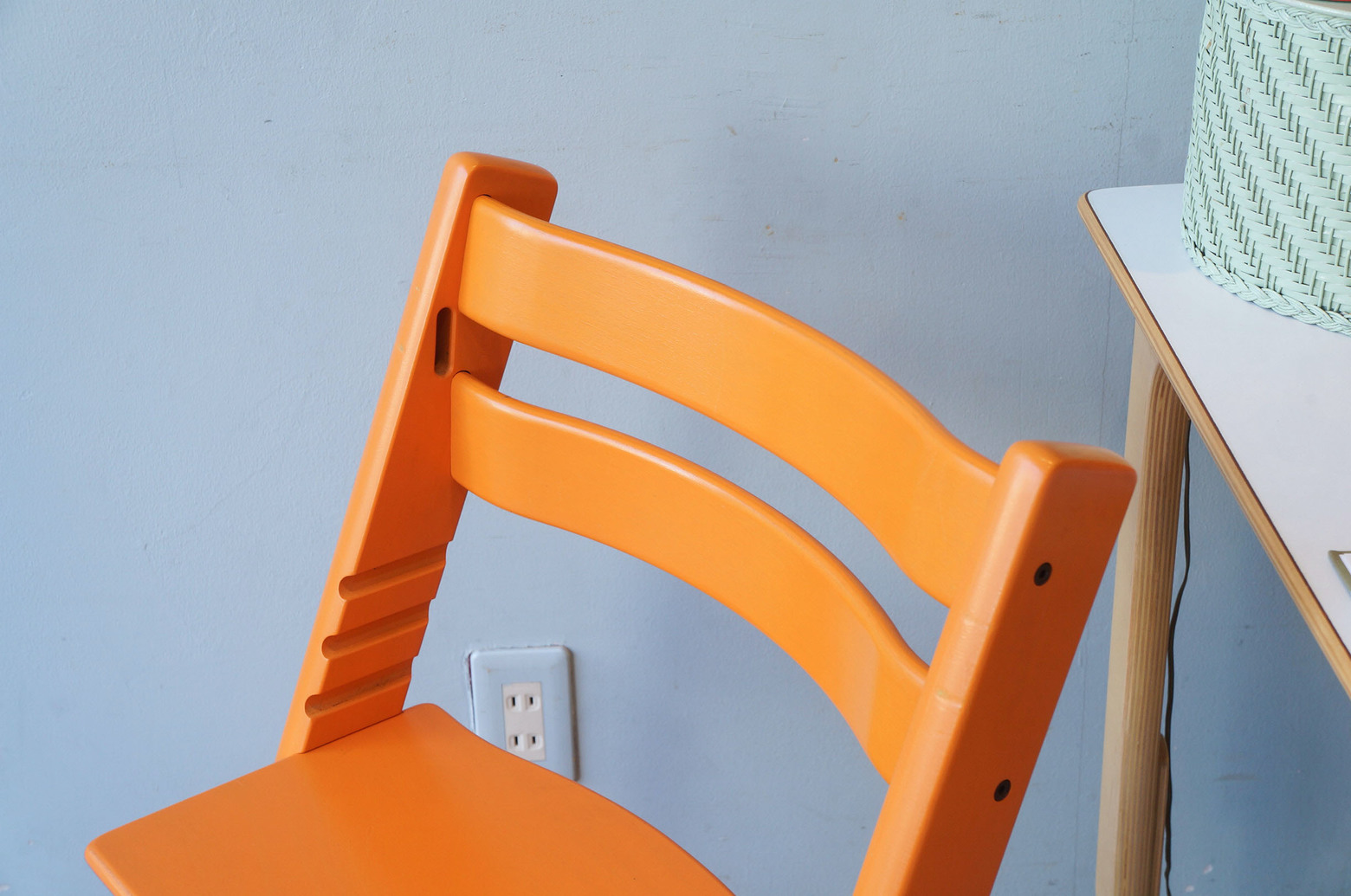 ストッケ トリップトラップ ベビーチェア ハイチェア オレンジ 北欧