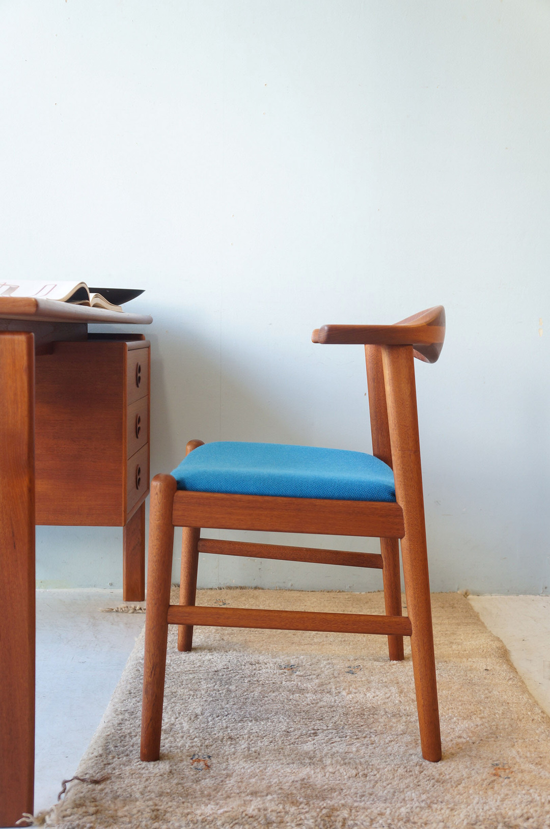 ジャパンヴィンテージ 青林製作所 ダイニングチェア チーク材 椅子