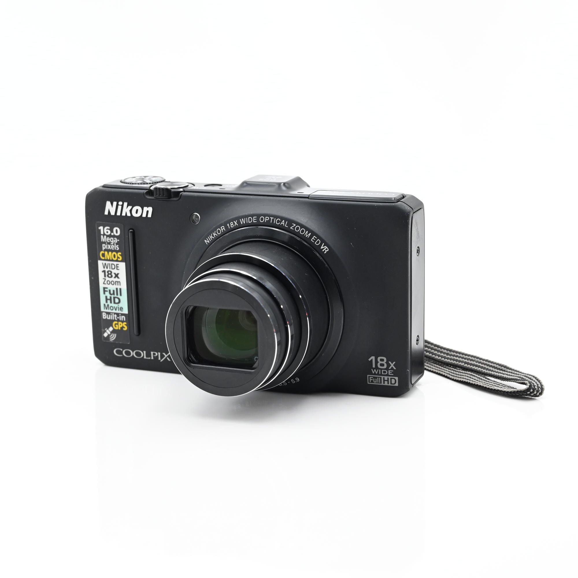 Used Nikon Coolpix S9300 16MP Digital Camera w/18x Zoom Parts