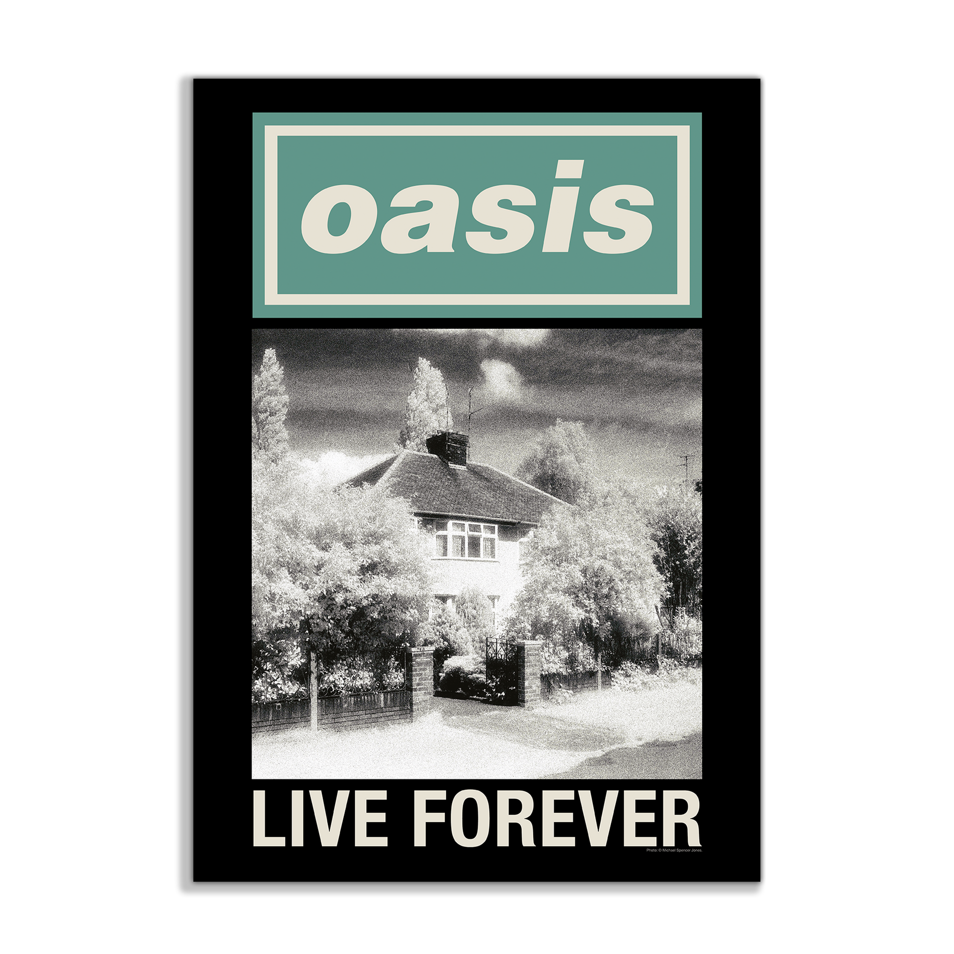 Live Forever Single Cover Poster – Oasis