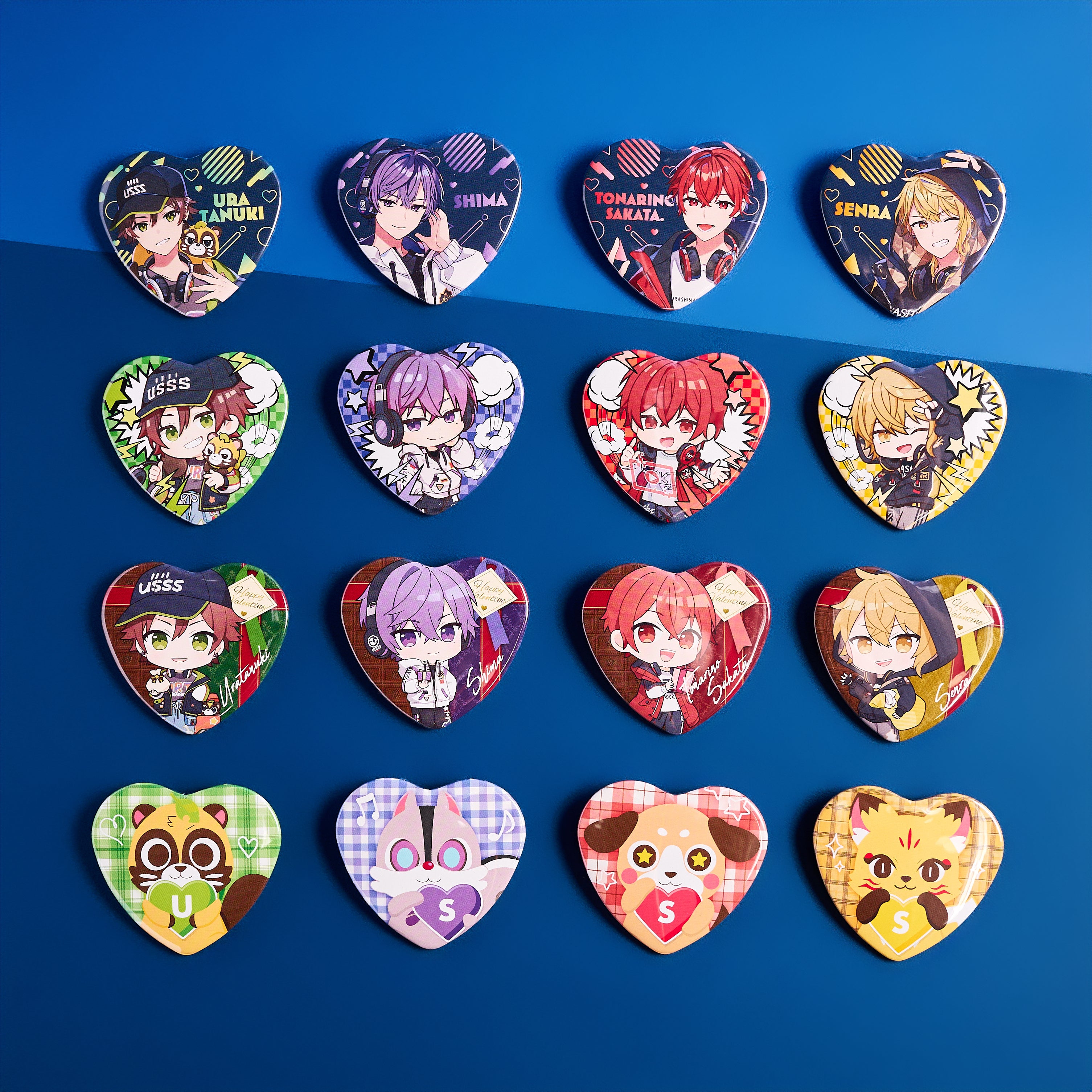 ハート缶バッジくじ（浦島坂田船歌ってみた祭り！） – 浦島坂田船公式