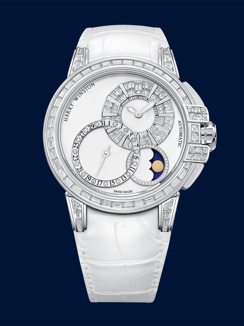 ハリー・ウィンストン」のダイヤモンドウォッチが、腕元に最高の輝きと