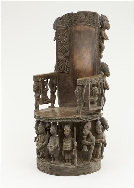 Throne for An African Prince, c.1930 - Olowe of Ise - WikiArt.org