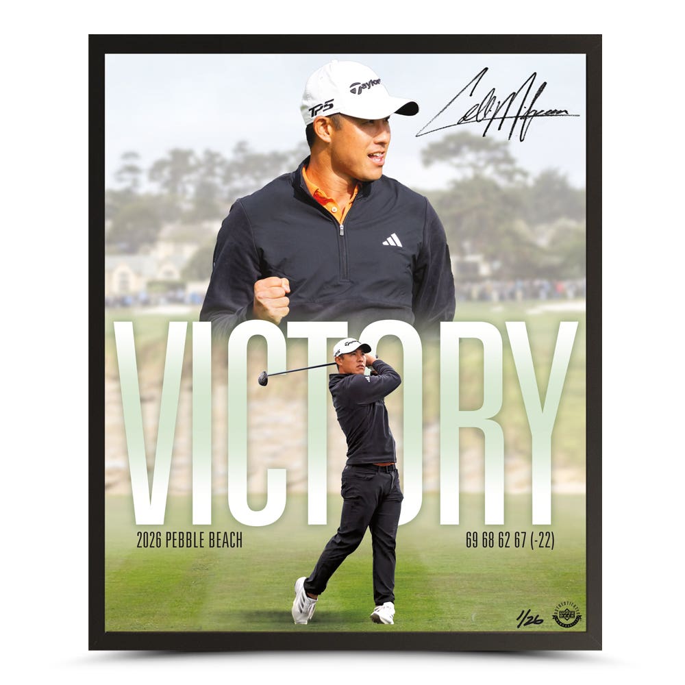 Collin Morikawa Framed Autographed 