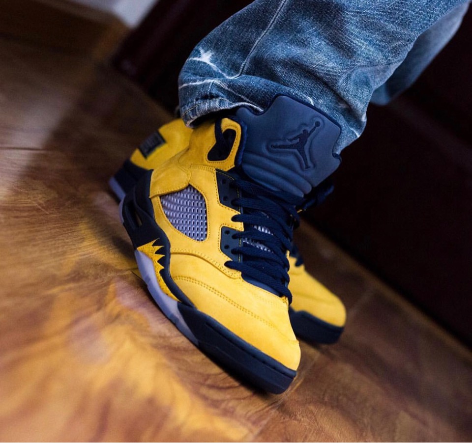 Nike】Air Jordan 5 Retro SP “Michigan”が国内8月10日に発売予定 | UP