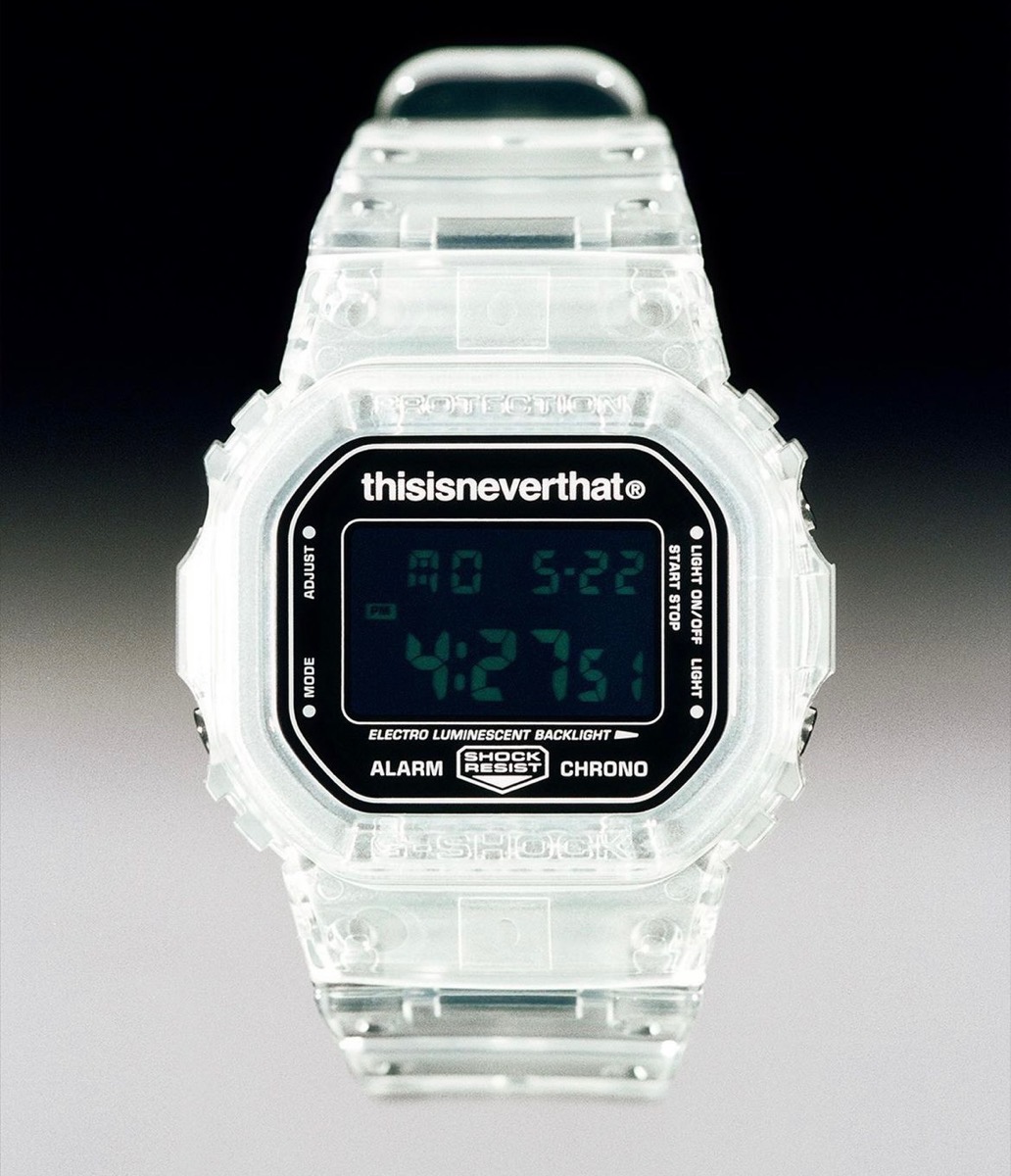thisisneverthat®︎ × G-SHOCK 新作コラボウォッチ『DW-5600』が海外6