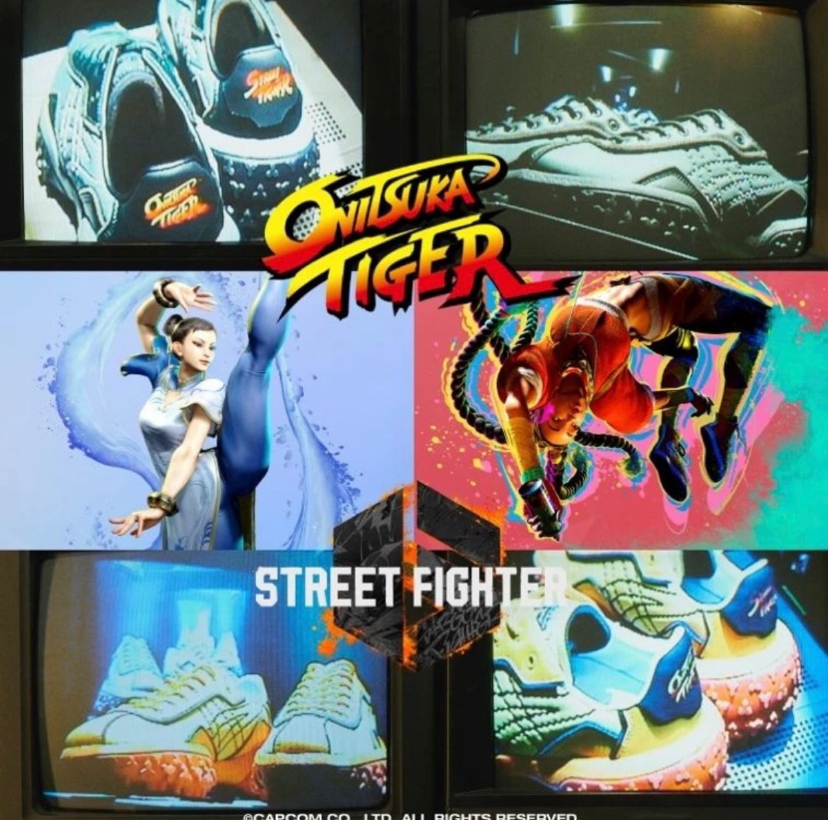 Onitsuka Tiger × Street Fighter 6 『ENDACTUS』が国内6月30日より