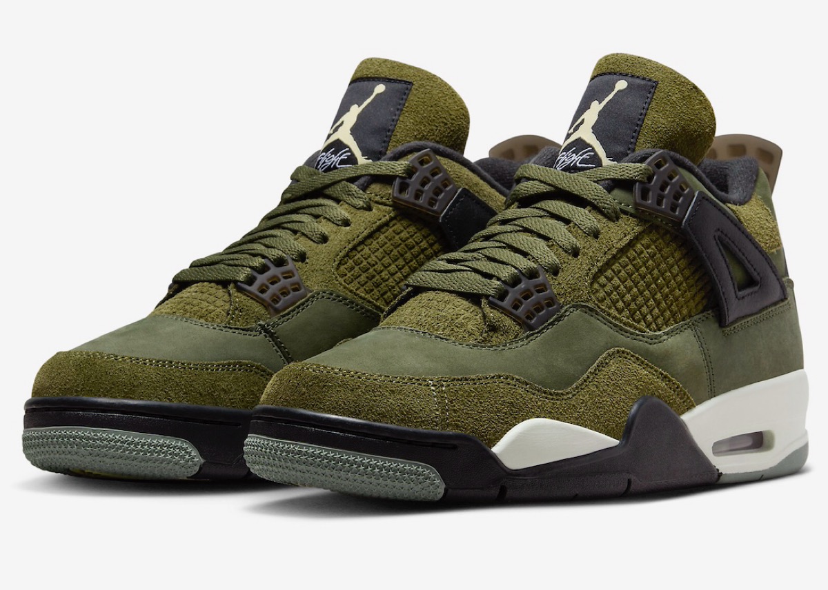 Nike Air Jordan 4 Retro SE Craft “Olive”が国内11月22日／12月2日