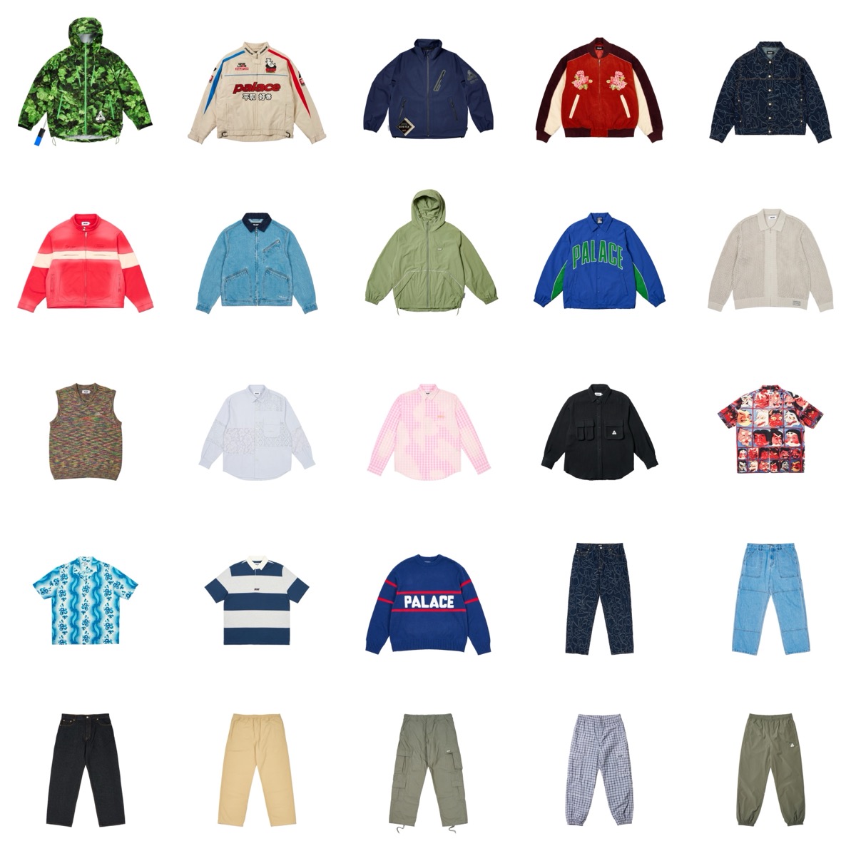 PALACE SKATEBOARDS “SUMMER 24” LOOKBOOKとRANGE PREVIEW、Week1 立ち