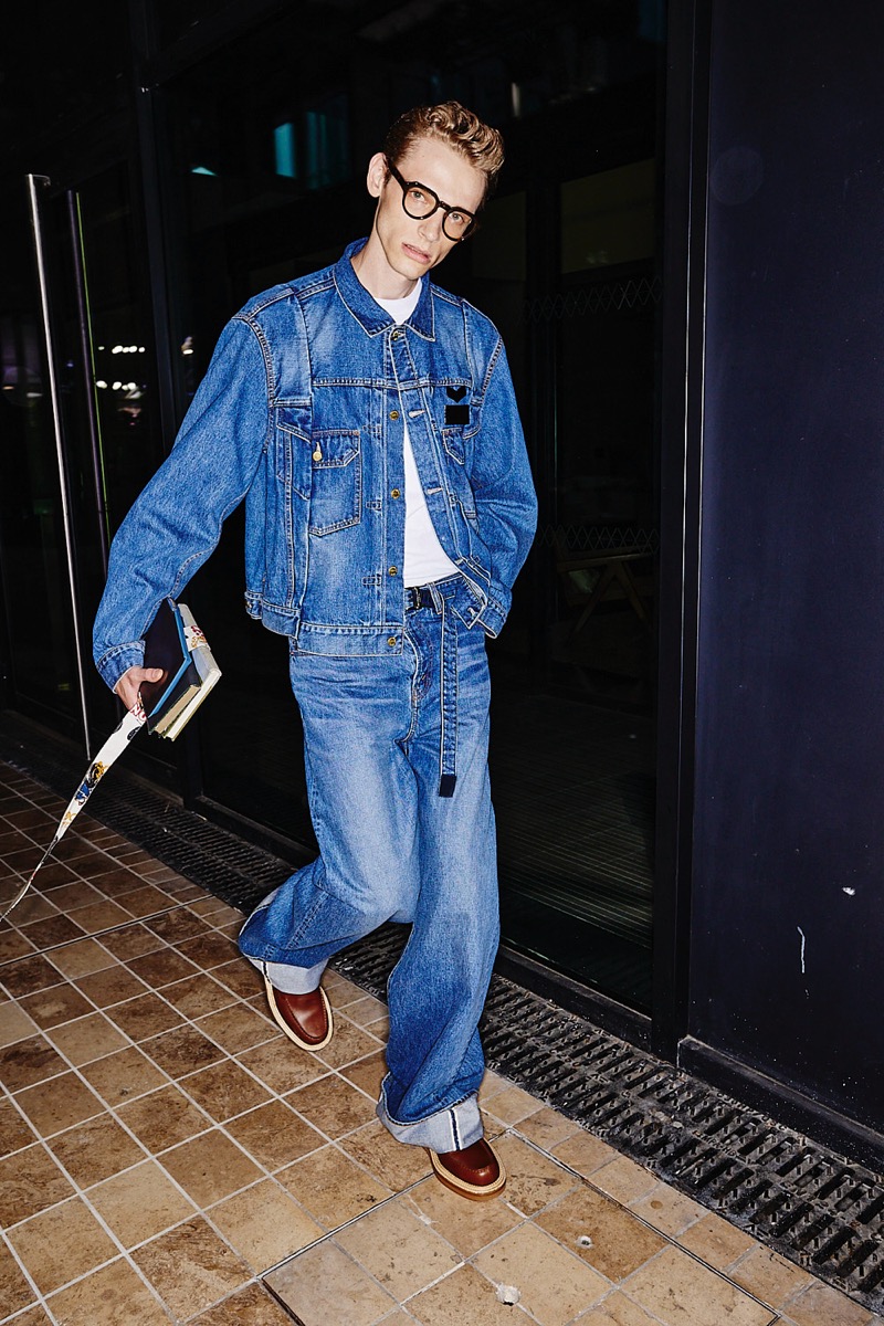 sacai x Levi's 2025年春夏コラボコレクションが国内5月28日に発売