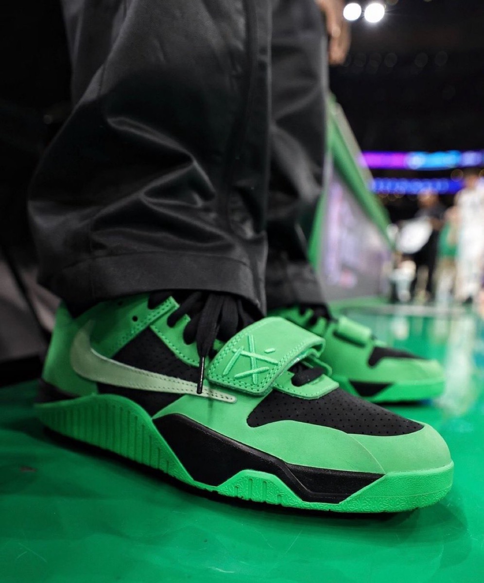 Travis Scott x Nike Jordan CJ1 T-Rexx “Green Spark”が3月27日より