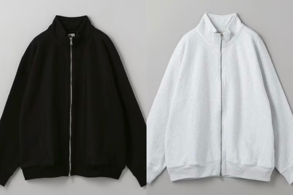 blurhms for BEAUTY&YOUTH 別注フルジップスウェットジャケットが国内