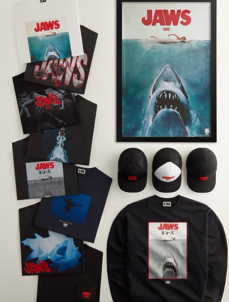 Kith x 映画『JAWS』50周年記念コラボコレクションが国内9月1日より