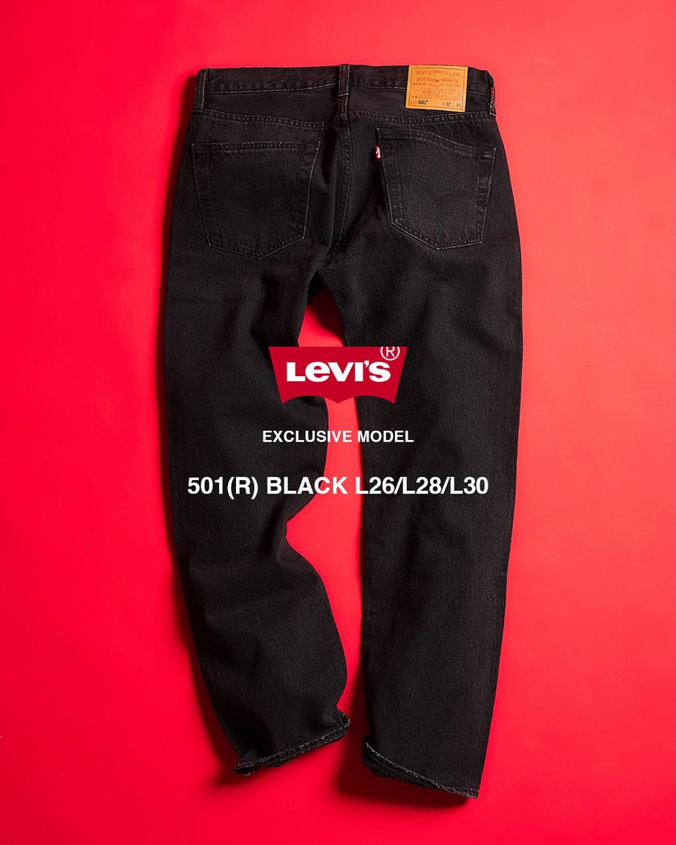 Levi's®︎ for 417 EDIFICE 25AW 別注『501®︎ “Black”』が国内10月3日