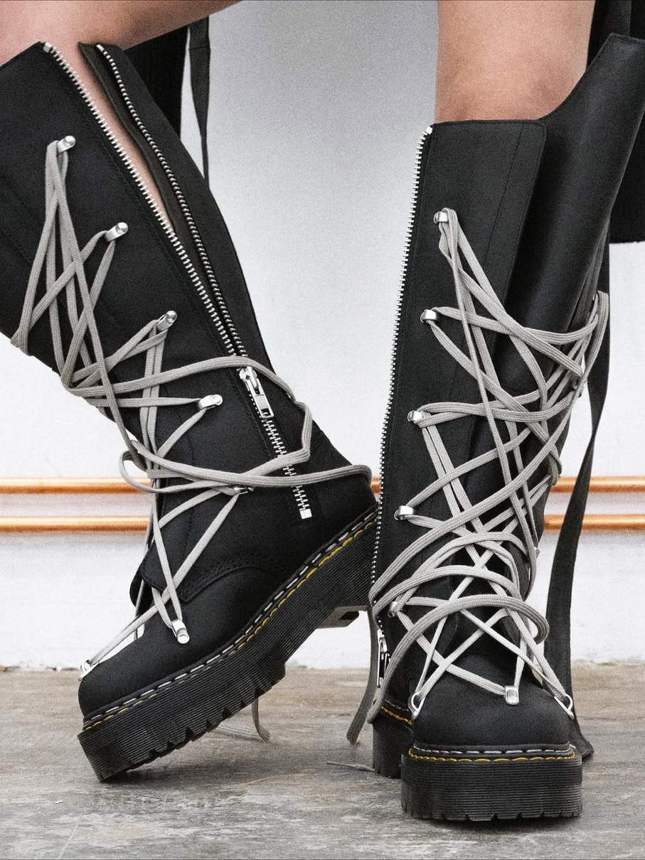 Dr.Martens x Rick Owens 25FW コラボブーツが国内10月16日／10月17日