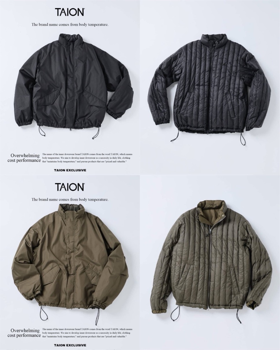 TAION x JOURNAL STANDARD relume 25FW 別注コレクションの国内先行
